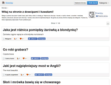 Tablet Screenshot of dowcipy.autentyki.pl